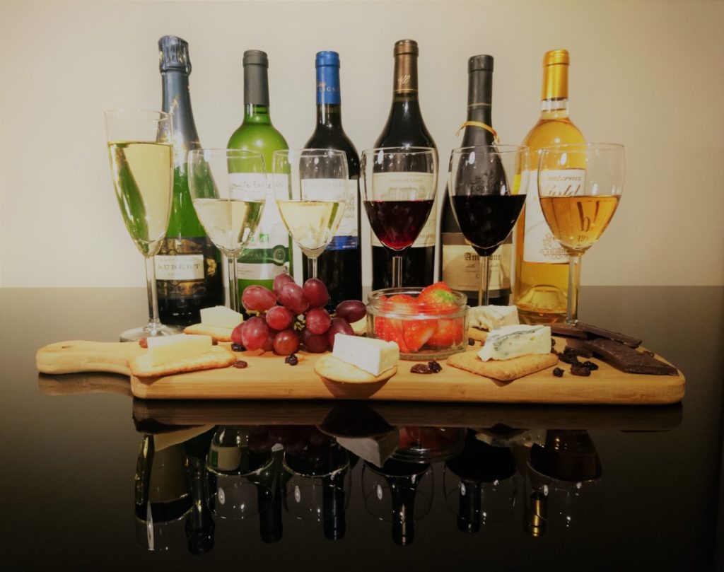 Luxury Wine, Premier Cru Champagne and Port Tasting paired with Cheese